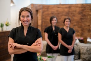Elevation Med Spa Lone Tree Colorado spa manager and employees ready for spa patrons